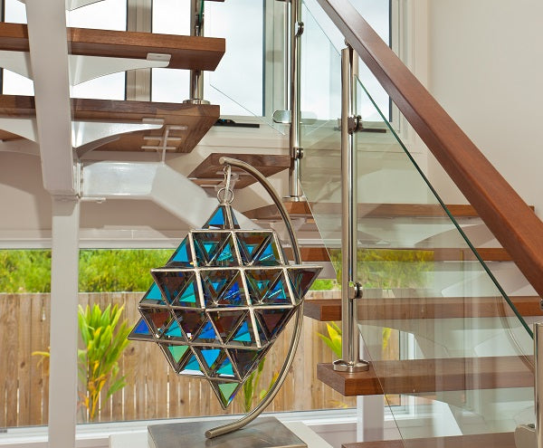Introducing the Tetra Matrix - 64 Tetrahedron Glass Sculpture