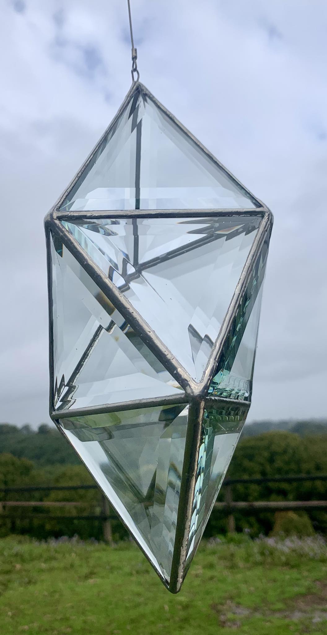 Clear Double Bevelled Atlantis Tree of Life