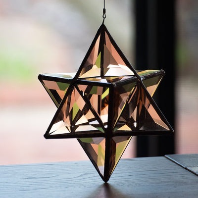 Ariel | Merkaba Glass Sculpture - Free Shipping