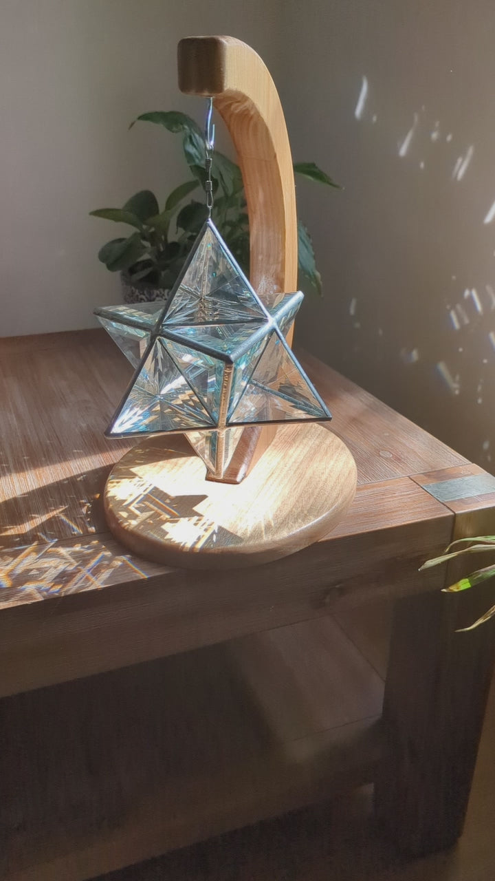 Merkaba and Half Moon Stand Package