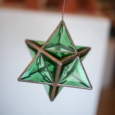 Ariel | Merkaba Glass Sculpture - Free Shipping