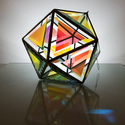 glass icosahedron