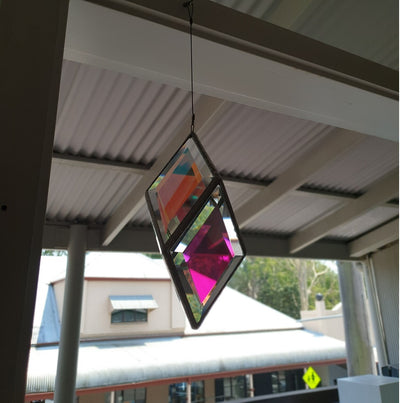 Tree of Life - Dichroic Clear Glass