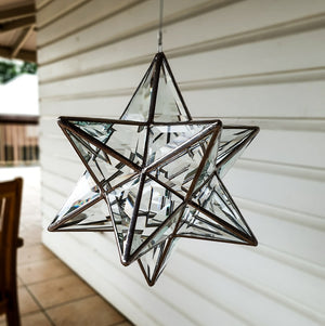 geometric glass art