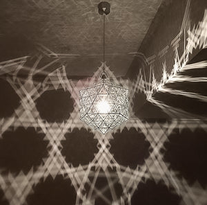 geometric pendant light