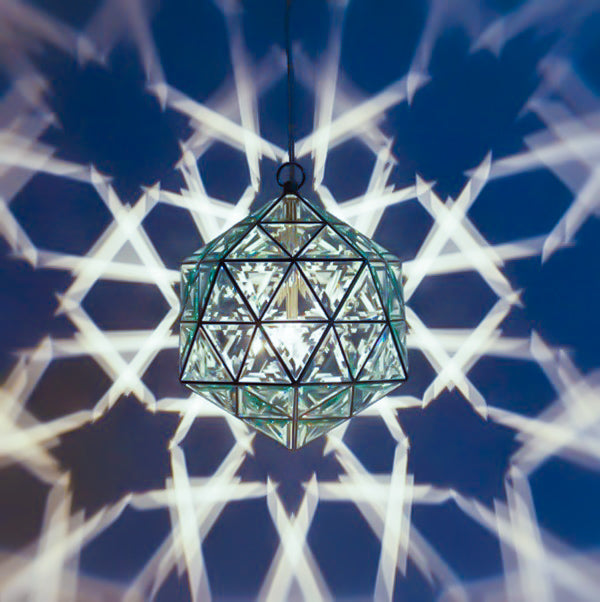 geometric pendant light