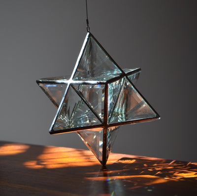 Ariel | Merkaba Glass Sculpture - Free Shipping