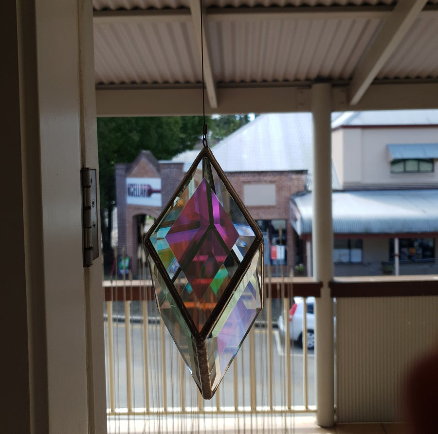 Tree of Life - Dichroic Clear Glass