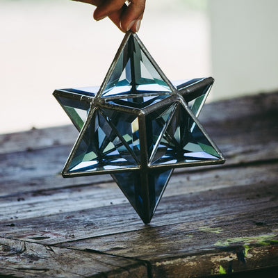 Ariel | Merkaba Glass Sculpture - Free Shipping