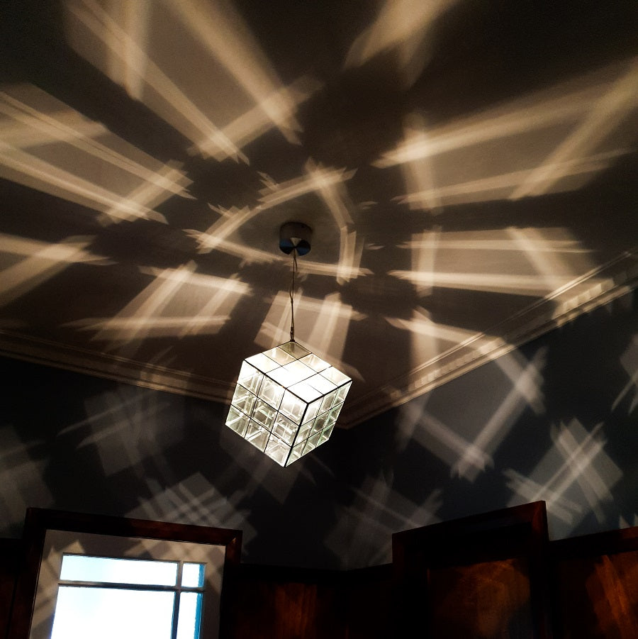 Metar Handmade Pendant Light | 42cm & 50cm | Clear Glass