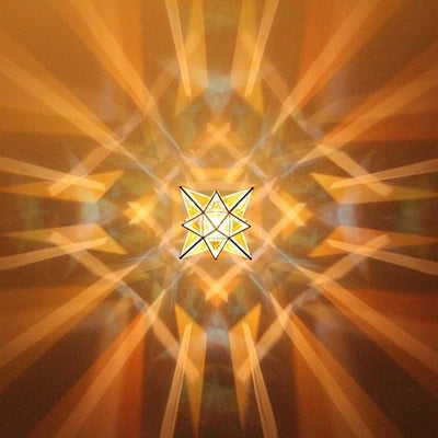 Gemma Geometric Pendant Light  - Dichroic Glass - Free  Full Moon Stand Offer
