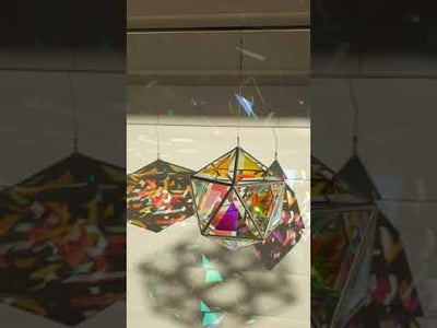 Ankaa | Icosahedron | Dichroic Glass